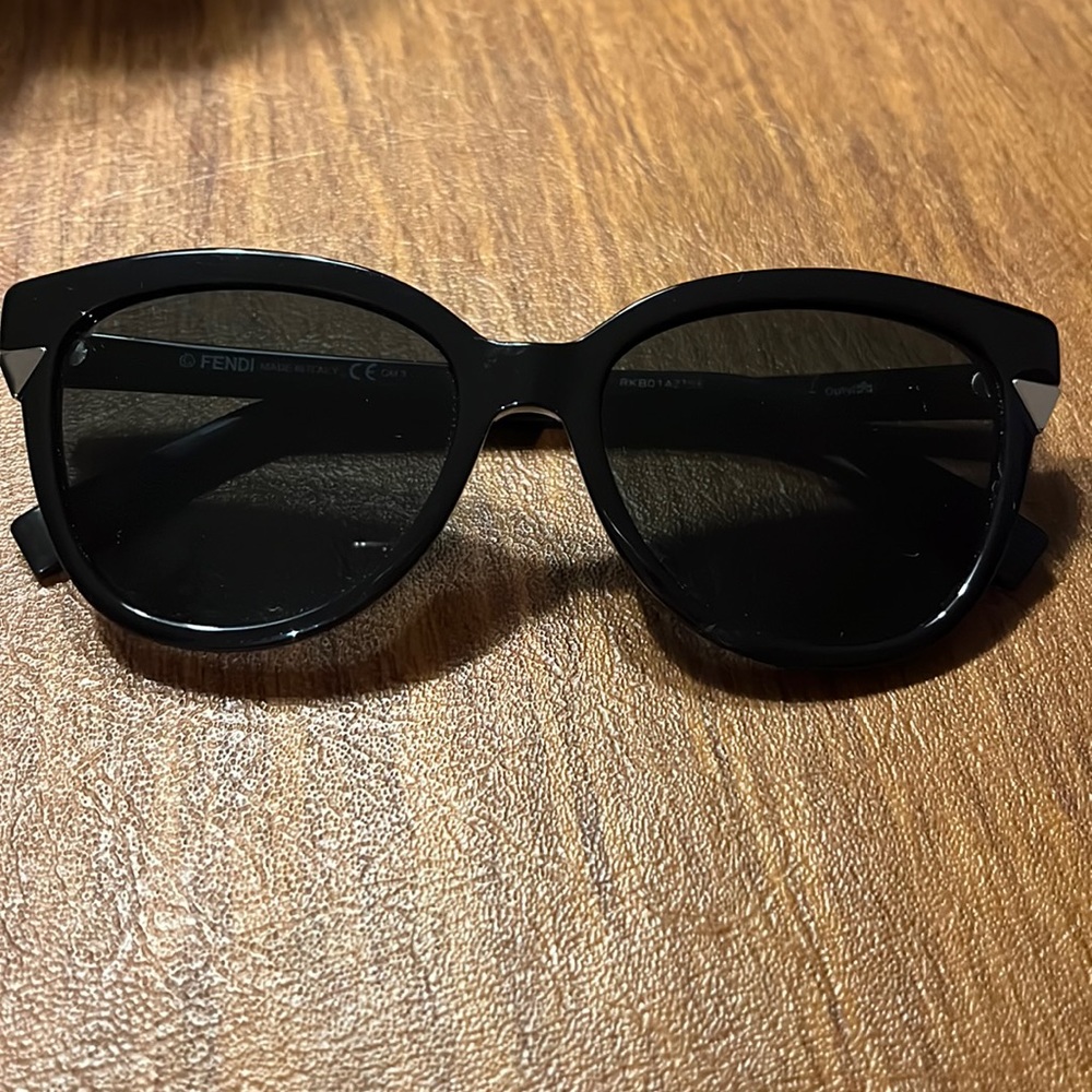 Fendi Black Cat Eye Sunglasses NWOT